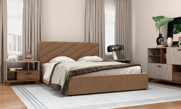 Кровать двуспальная Юта 160х200 (вариант 3) с подъёмным механизмом в Салехарде