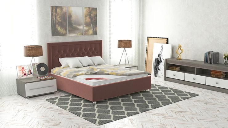 Кровать спальная Валенсия 160х200 (с основанием) в Надыме - изображение 7