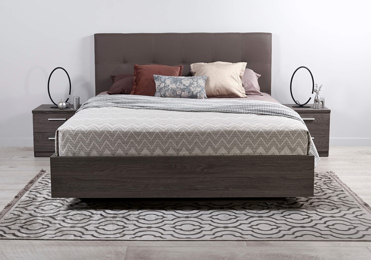 Двуспальная кровать Vena (ясень ориноко) 160х190 с основанием в Новом Уренгое - изображение 5