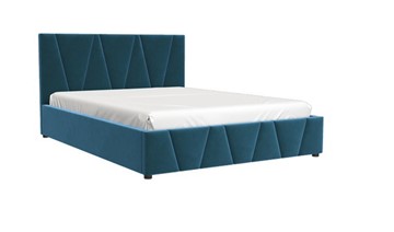 Спальная кровать Вендетта (вариант 1 велюр) 1600х2000 с основанием в Салехарде