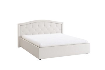 Спальная кровать Верона 1,6 белый (экокожа) в Салехарде - предосмотр