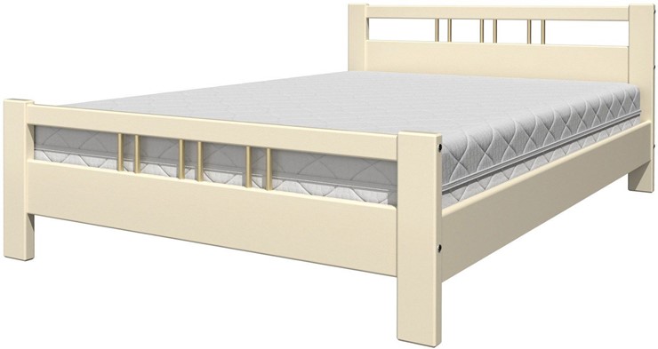 Спальная кровать Вероника-3 (Слоновая кость) 160х200 в Ноябрьске - изображение 4