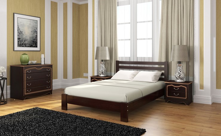 Кровать 2-спальная Вероника (Белый Античный) 160х200 в Муравленко - изображение 4