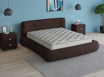Спальная кровать Zephyr 180х200, (Велсофт Горький шоколад) в Лабытнанги
