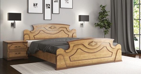 Кровать в спальню Грация 160*200 с основанием в Салехарде - изображение