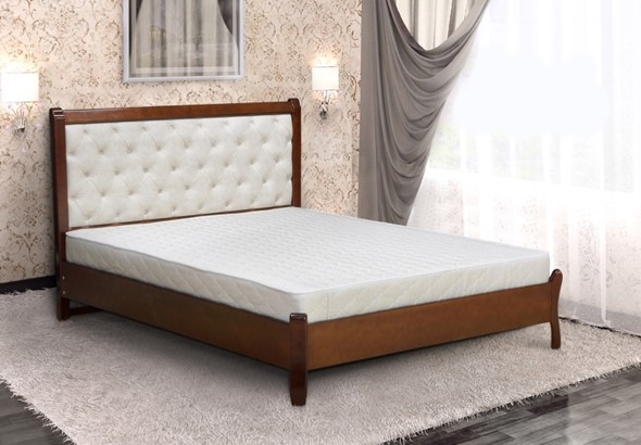 Кровать 2-спальная Веста 160*200 с основанием в Салехарде - изображение