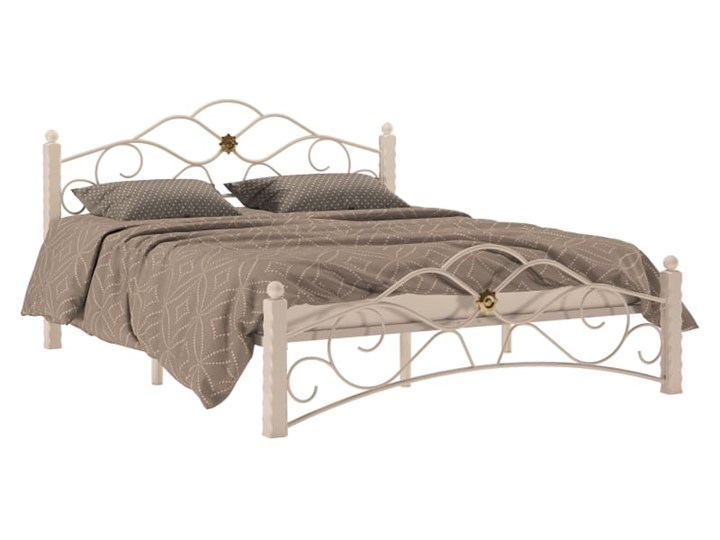 Кровать 2-спальная Гарда 3, 160х200, белая в Губкинском - изображение 1
