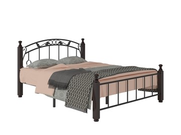 Кровать спальная Гарда 5, 140х200, черная в Губкинском - предосмотр 1