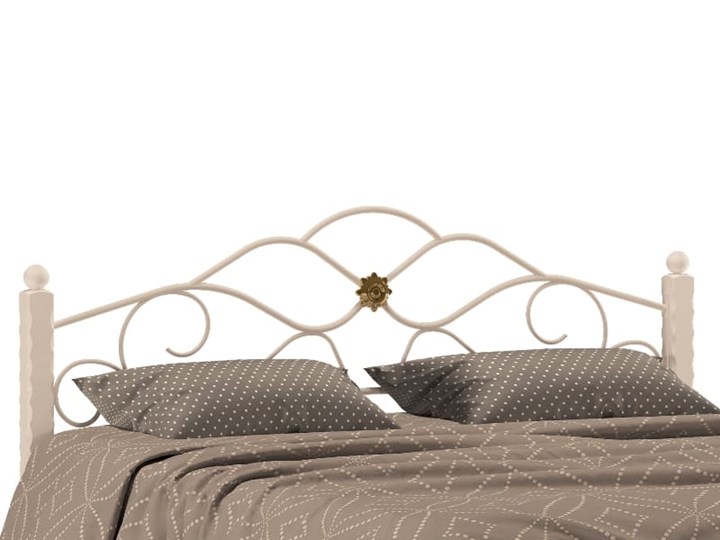 Кровать 2-спальная Гарда 3, 160х200, белая в Салехарде - изображение 2