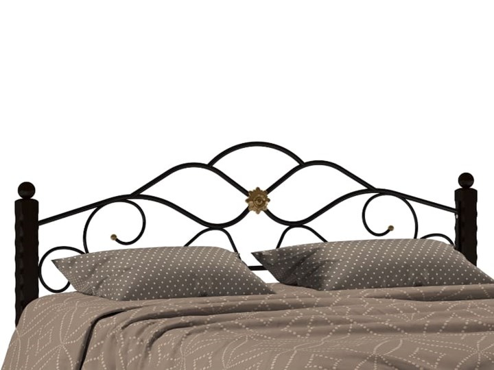 Двуспальная кровать Гарда 3, 160х200, черная в Лабытнанги - изображение 3