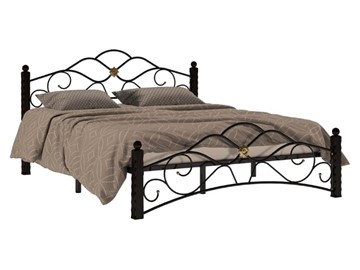 Двуспальная кровать Гарда 3, 160х200, черная в Салехарде - предосмотр 1