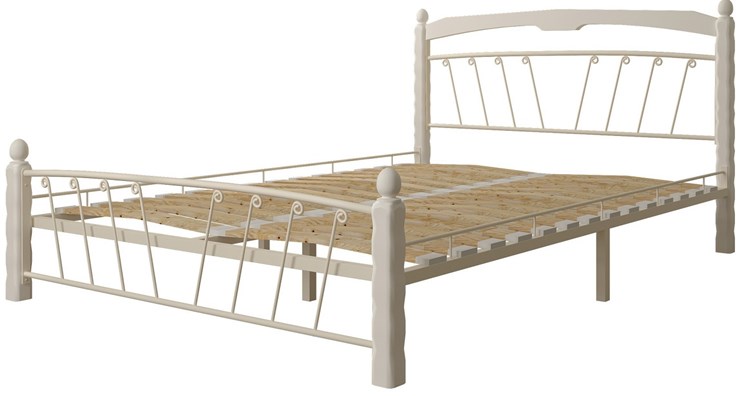 Кровать полутороспальная Муза 1, 1400, белый в Ноябрьске - изображение 1