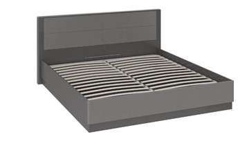 Кровать с подъемным механизмом Наоми 1600, цвет Фон серый, Джут СМ-208.01.02 в Салехарде - предосмотр 1