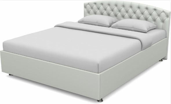 Кровать Пальмира 1400 с основанием (Nitro White) в Надыме - изображение