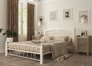 Кровать 2-х спальная Муза 1, 1600, белый в Салехарде