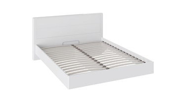 Кровать 2-спальная Наоми 1600, цвет Белый глянец СМ-208.01.01 в Салехарде