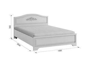Спальная кровать 1.4 (комфорт) Белла (1400х2000) в Салехарде - предосмотр 4