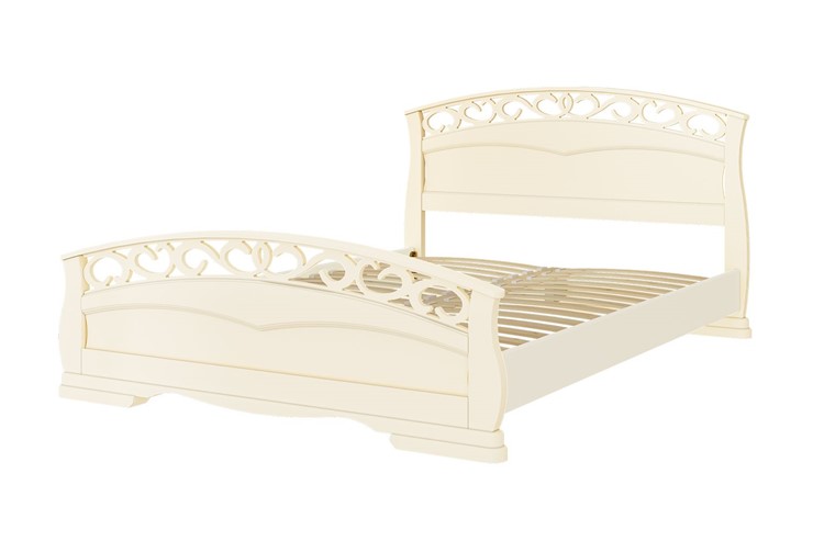 Спальная кровать Грация-1 (слоновая кость) 160х200 в Лабытнанги - изображение 1