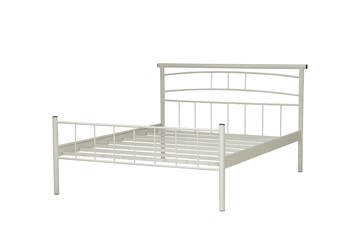 Двухспальная кровать 42.25 ТОКИО, металл белый в Салехарде - предосмотр