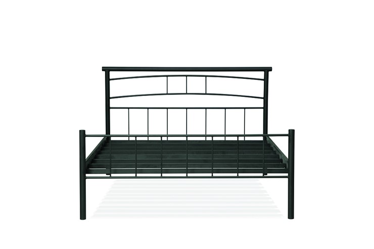 Кровать Двухспальная 42.25 ТОКИО, металл черный в Салехарде - изображение 3