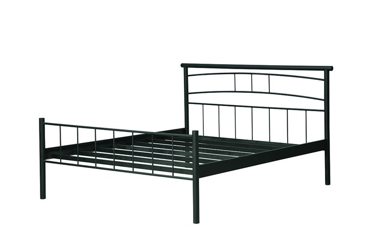 Кровать Двухспальная 42.25 ТОКИО, металл черный в Салехарде - изображение 4