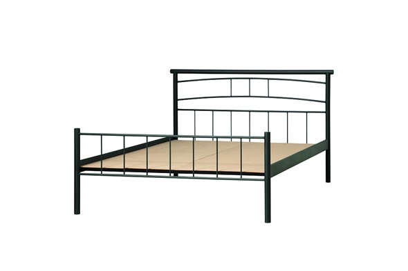 Кровать Двухспальная 42.25 ТОКИО, металл черный в Салехарде - изображение
