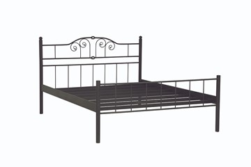 Кровать двухспальная 42.26-01 БОСТОН, металл черный в Салехарде