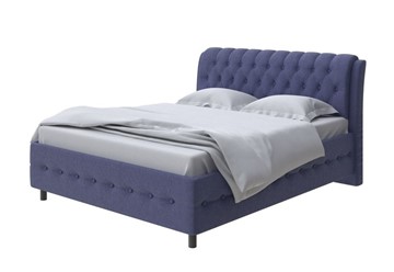 Кровать Como (Veda) 4 180х200, Рогожка (Firmino Полуночный синий) в Салехарде