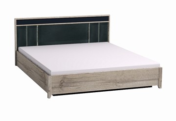 Кровать двуспальная Nature 306 1800 с подъемным механизмом, Гаскон Пайн-Черный в Салехарде