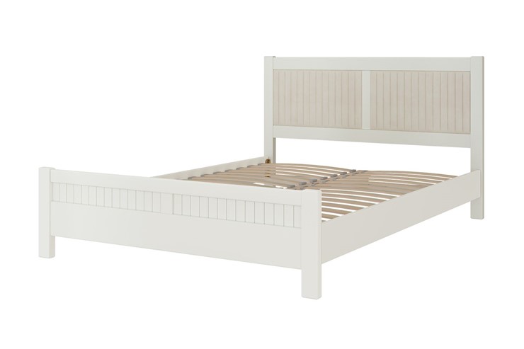 Двуспальная кровать Фрида (белый античный) 180х200 в Салехарде - изображение 1