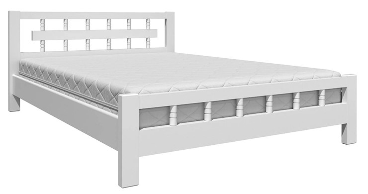Кровать односпальная Натали-5 (Белый Античный) 120х200 в Салехарде - изображение 1