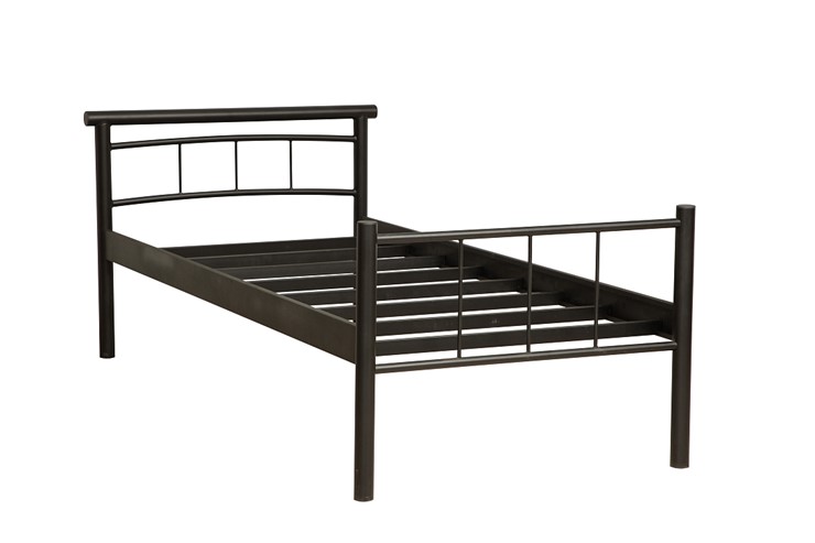 Односпальная кровать 42.25-01 ТОКИО, металл черный в Салехарде - изображение 1