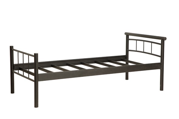 Односпальная кровать 42.25-01 ТОКИО, металл черный в Салехарде - изображение