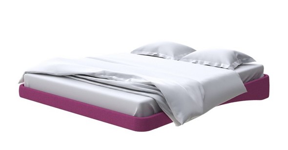 Парящая кровать 160х200, Рогожка (Savana Berry) в Салехарде - изображение
