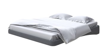 Парящая кровать 160х200, Рогожка (Savana Grey) в Губкинском