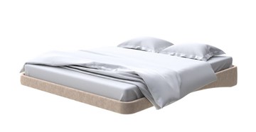 Парящая кровать 200х200, Флок (Бентлей Какао) в Лабытнанги