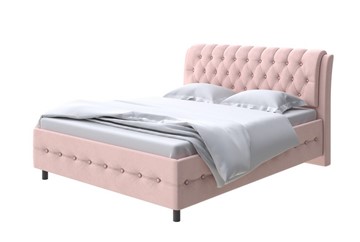 Кровать Como (Veda) 4 140х200, Велюр (Ultra Розовый мусс) в Ноябрьске