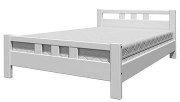 Кровать полуторная Вероника-2 (Белый Античный) 140х200 в Новом Уренгое