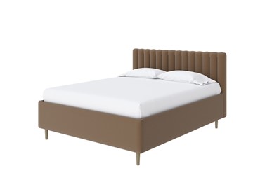 Кровать с бельевым ящиком Madison Lite 160x200, Велюр (Forest 514 Светло-коричневый) в Надыме