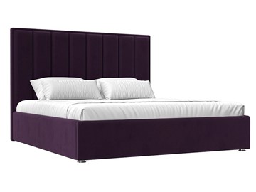 Кровать с механизмом двуспальная Афродита 160, Фиолетовый (Велюр) в Салехарде - предосмотр