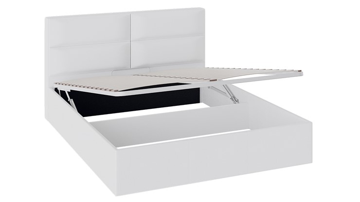 Двуспальная кровать с механизмом Глосс ТД 319.01.02 (Белый) в Салехарде - изображение 2