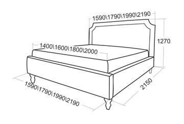 Кровать с механизмом Леонардо 1790 в Салехарде - предосмотр 5