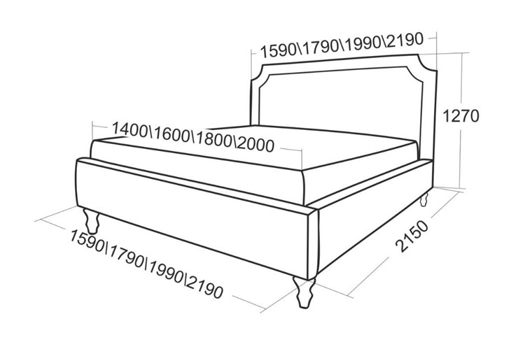 Кровать с механизмом Леонардо 1790 в Салехарде - изображение 5