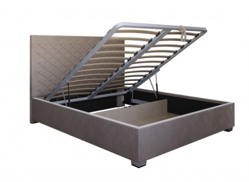 Кровать с механизмом, основанием и ящиком 2-спальная ROMBI 160х200 в Салехарде - изображение 3