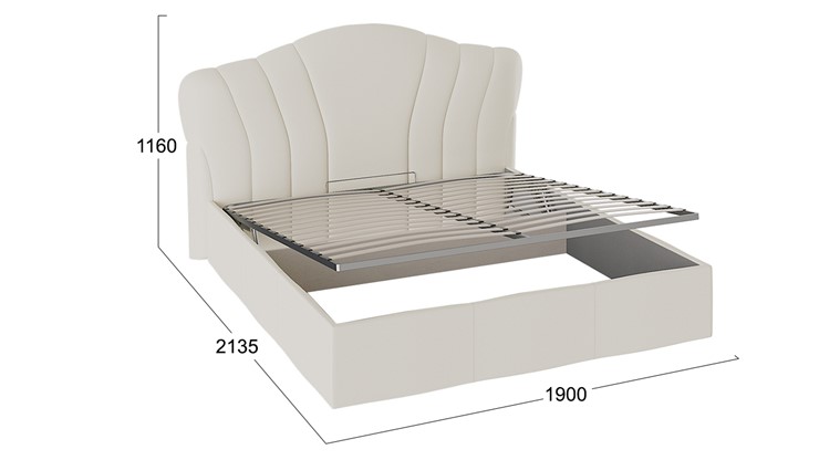 Двуспальная кровать с механизмом Сабрина ТД-307.01.02 в Салехарде - изображение 1