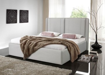 Кровать с подъемным механизмом с мягким изголовьем Терра 208х215 см в Салехарде