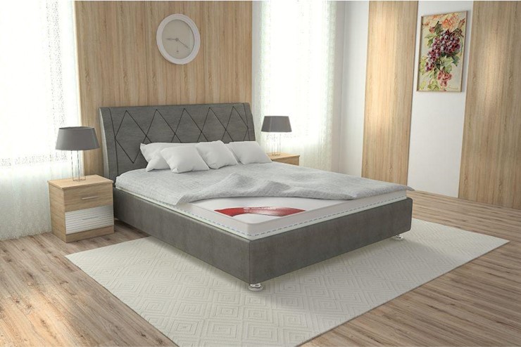 Кровать с подъемным механизмом Верона 140х200 (с коробом) в Надыме - изображение 4