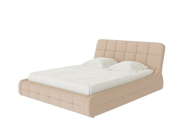 Двуспальная кровать Corso-6 160х200, Рогожка (Тетра Имбирь) в Новом Уренгое