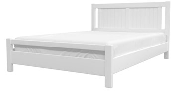 Полуторная кровать Ванесса из массива сосны (Белый Античный) 140х200 в Губкинском