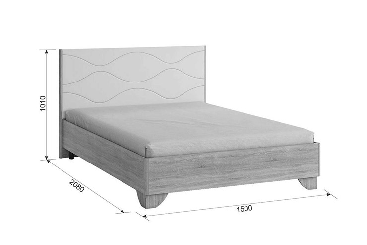 Кровать спальная Зара, 1.4 Комфорт в Надыме - изображение 3